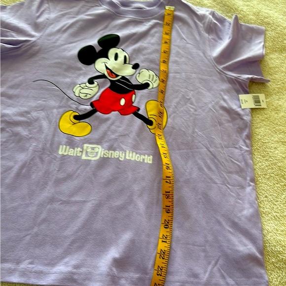 Disney Parks Purple Mickey Mouse graphic T-shirt, Size Extra SmallNWT - Picture 3 of 4